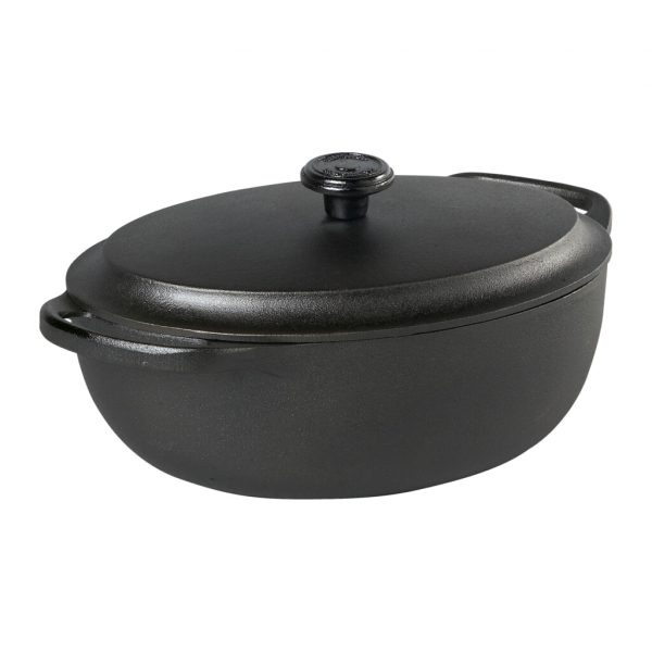 Gryta Oval 4L med Järnlock