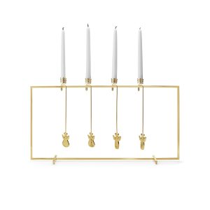 Juldisplay, Guldpläterad
