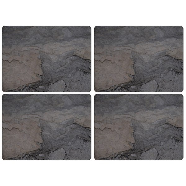 Midnight Slate Bordstablett 40x30cm 4-pack