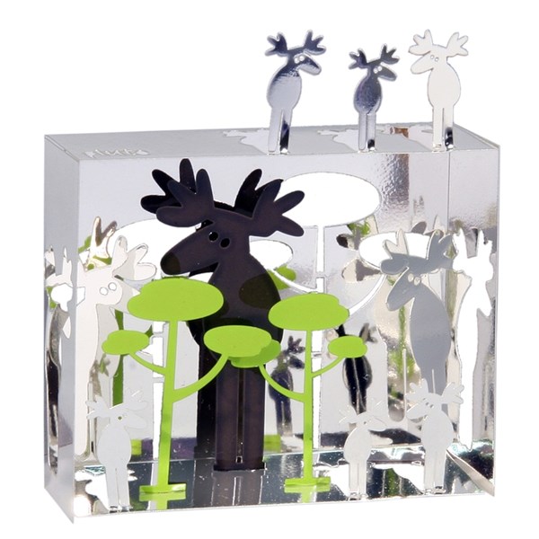 Minivärld/Magnet Älg Skog