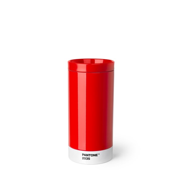 Pantone To Go Mugg rfr stål PP röd