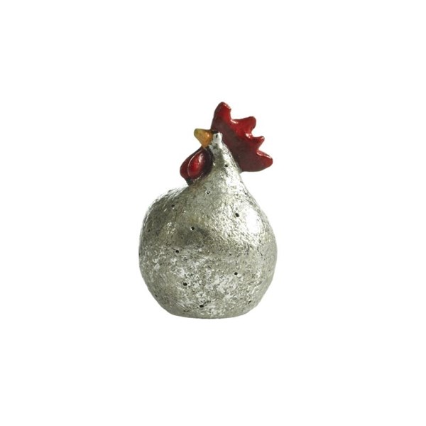 Höna 5,2cm, Silver