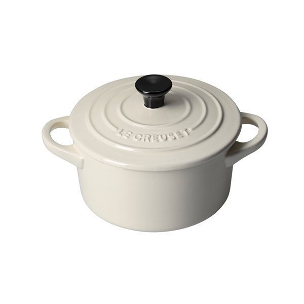 Stengodsgryta Mini Rund 10cm, Creme