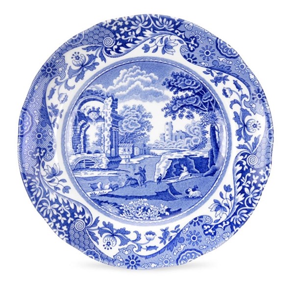 Blue Italian Tallrik 15cm