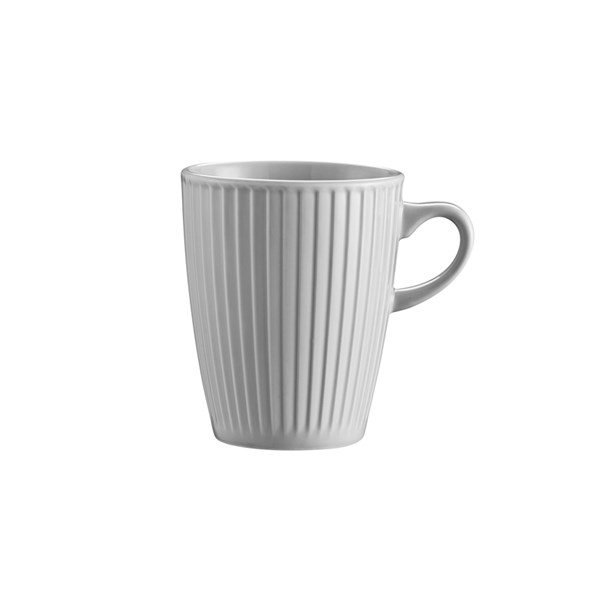 Plissé Mugg 27cl Ljusgrå