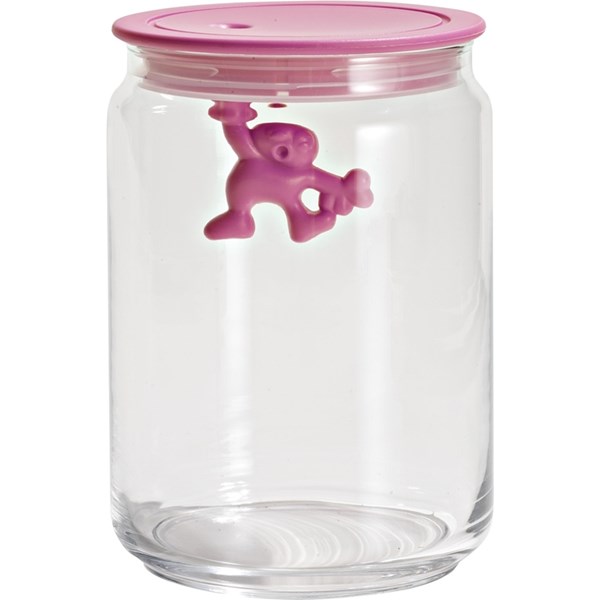 Gianni Glass Box, Pink Lid
