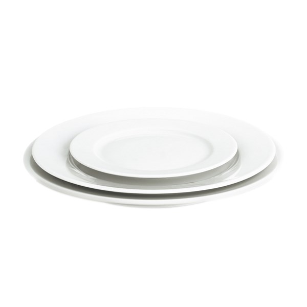 Sancerre Tallrik 17cm, Vit