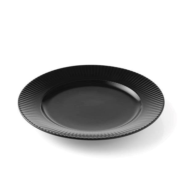 Groovy Tallrik 21cm, Svart