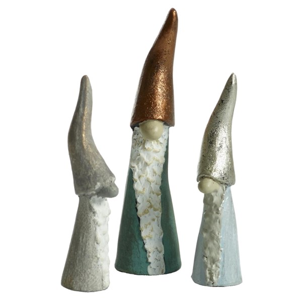 Tomten den Långa 7-9cm 3st, Metall