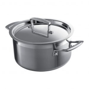 3Ply Låg Gryta 20cm med Lock