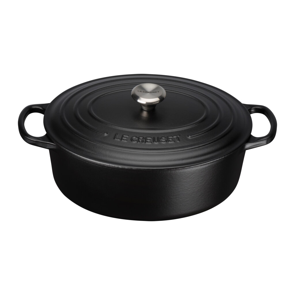 Oval Gryta 4,1L 27cm, Matte Black