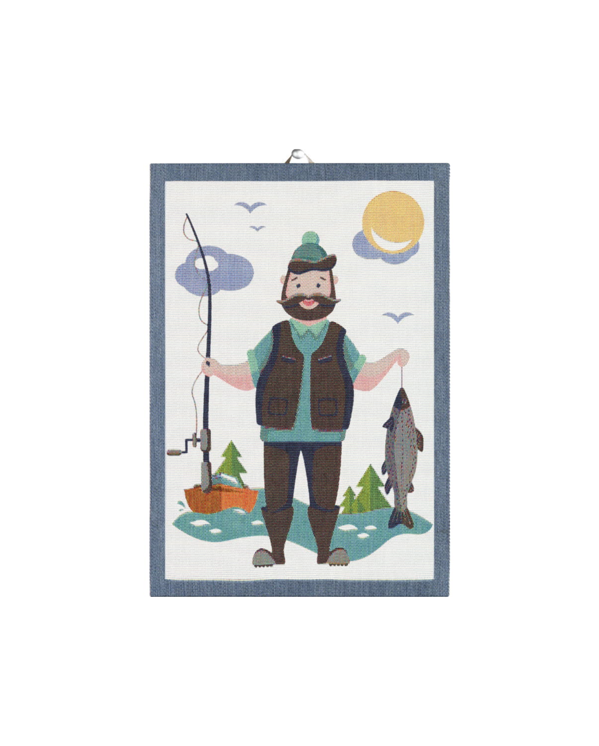 Fishing Man 35x50cm Handduk