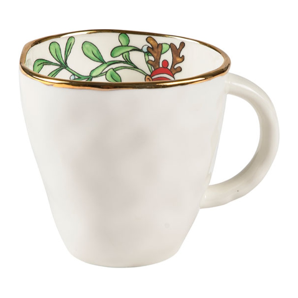 Mugg m öra Jingle Bell 37 cl Porslin