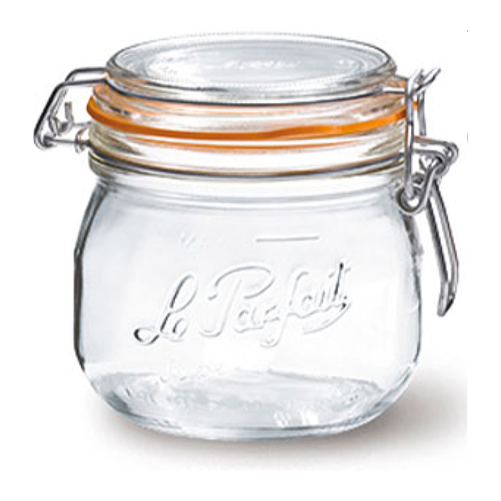 Förvaringsglas 0,5L Ø8,5cm