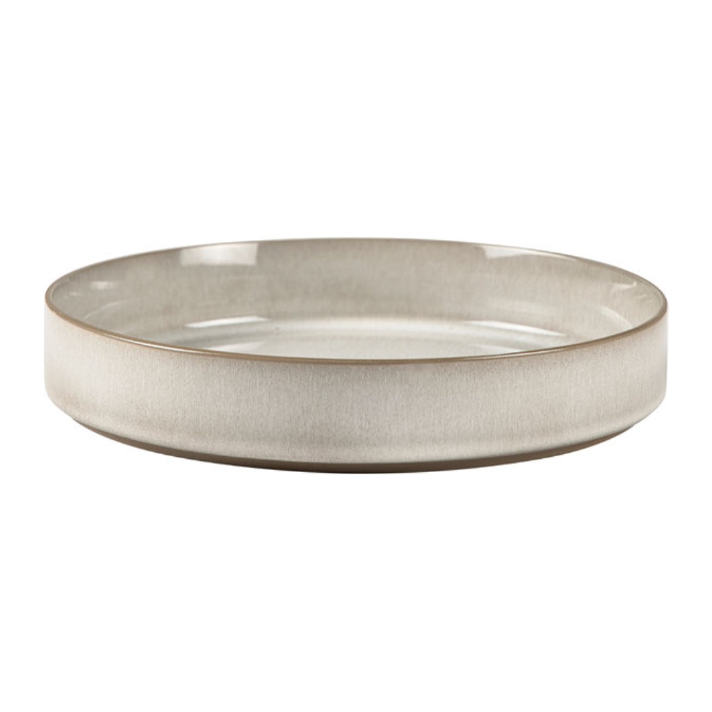 Serveringsskål D23x4cm 1l Offwhite Färgad lera