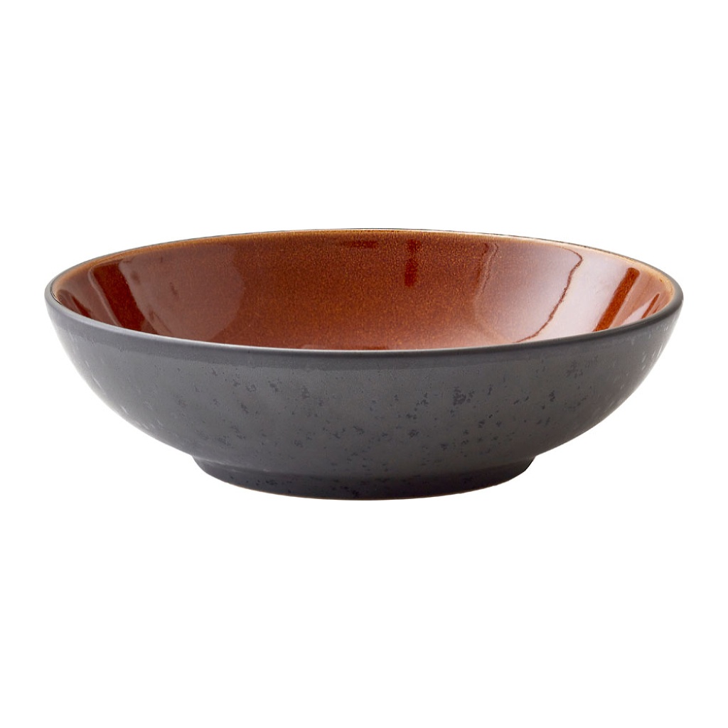 Bitz Pastaskål 20cm, Svart/Amber