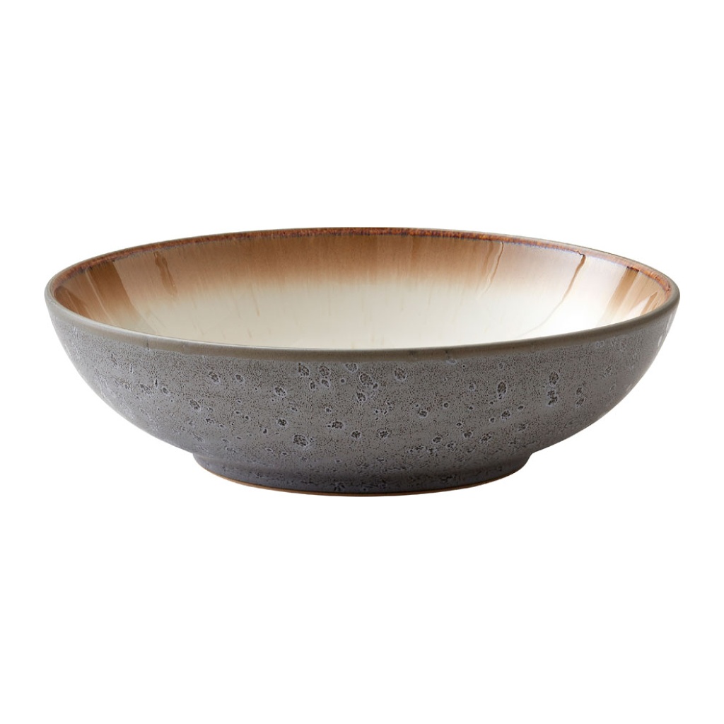 Bitz Pastaskål 20cm, Grå/Gräddvit