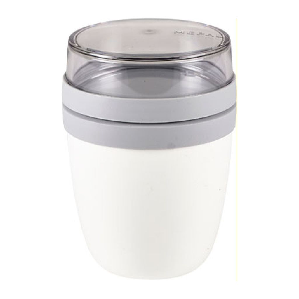 Ellipse Lunchbägare Mini 30+12cl, Vit