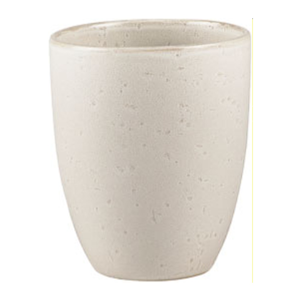 Bitz Mugg utan Hänkel 30cl, Matt Gräddvit