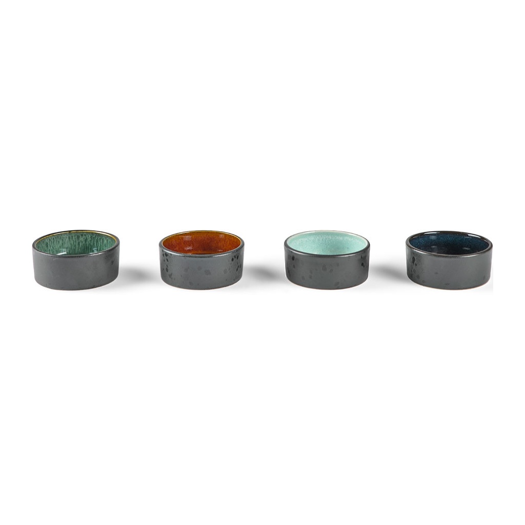 Bitz Miniskålset 4-pack, Svart Mix