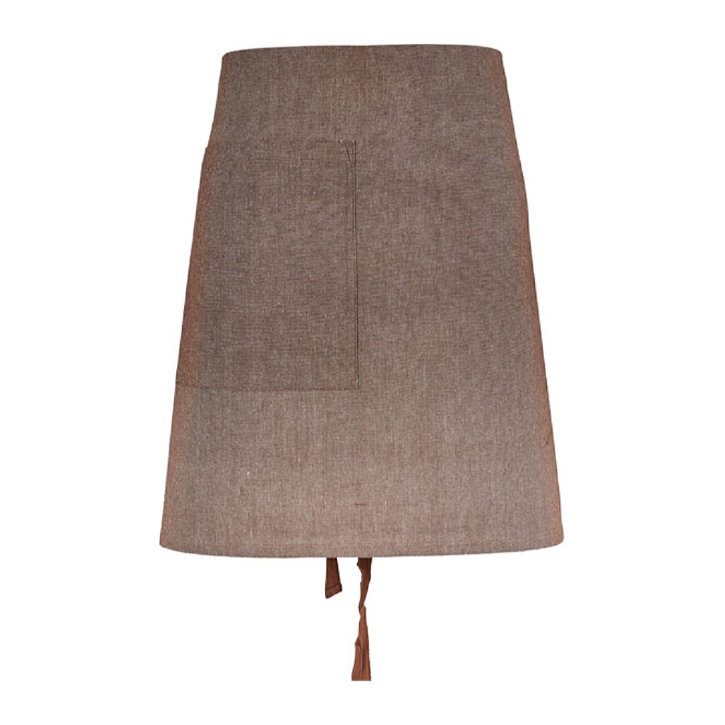 Förkläde 75x50 Chambray Org Rosewood
