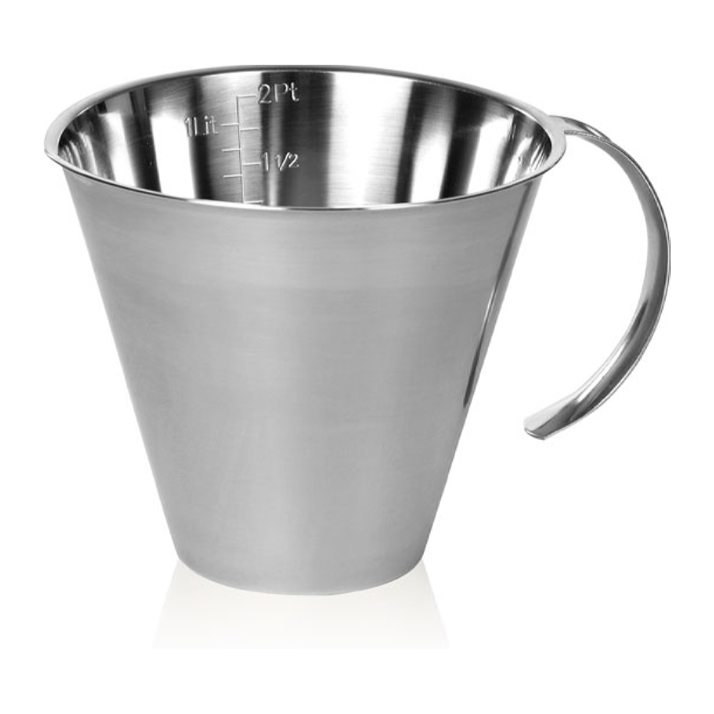 Måttkanna 0,5L, Stål