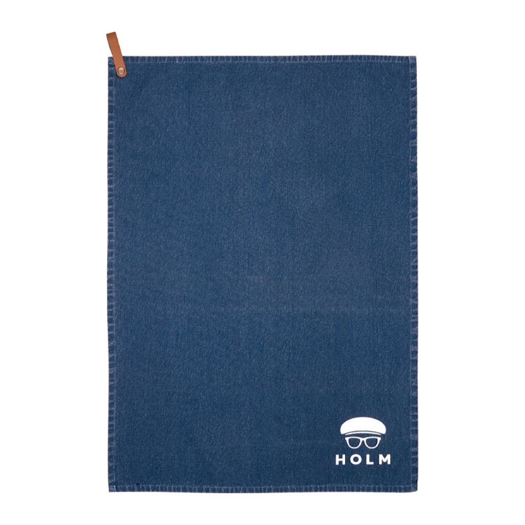 Handduk 50x70 cm washed blå