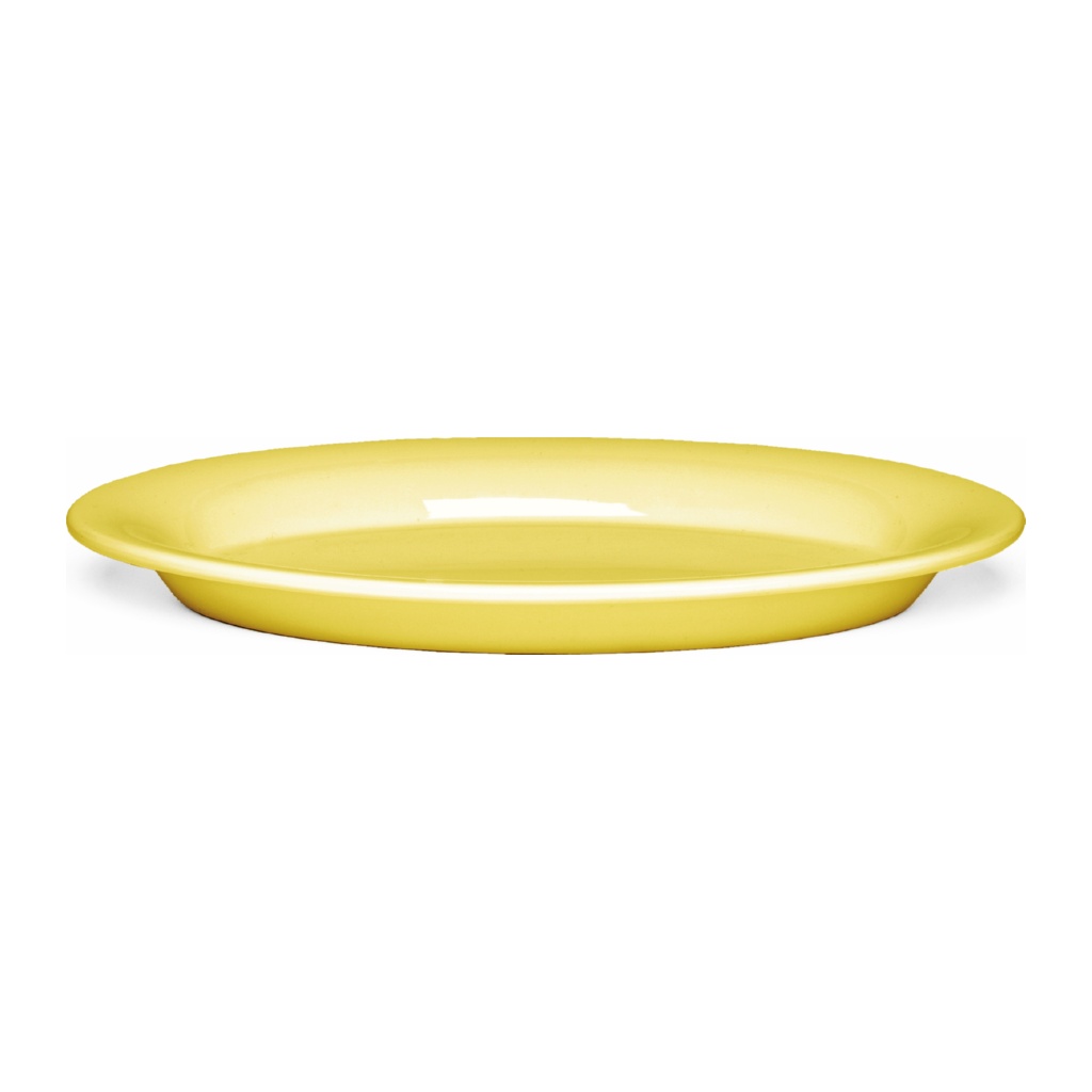 Ursula Oval Tallrik 28x18,5cm, Gul