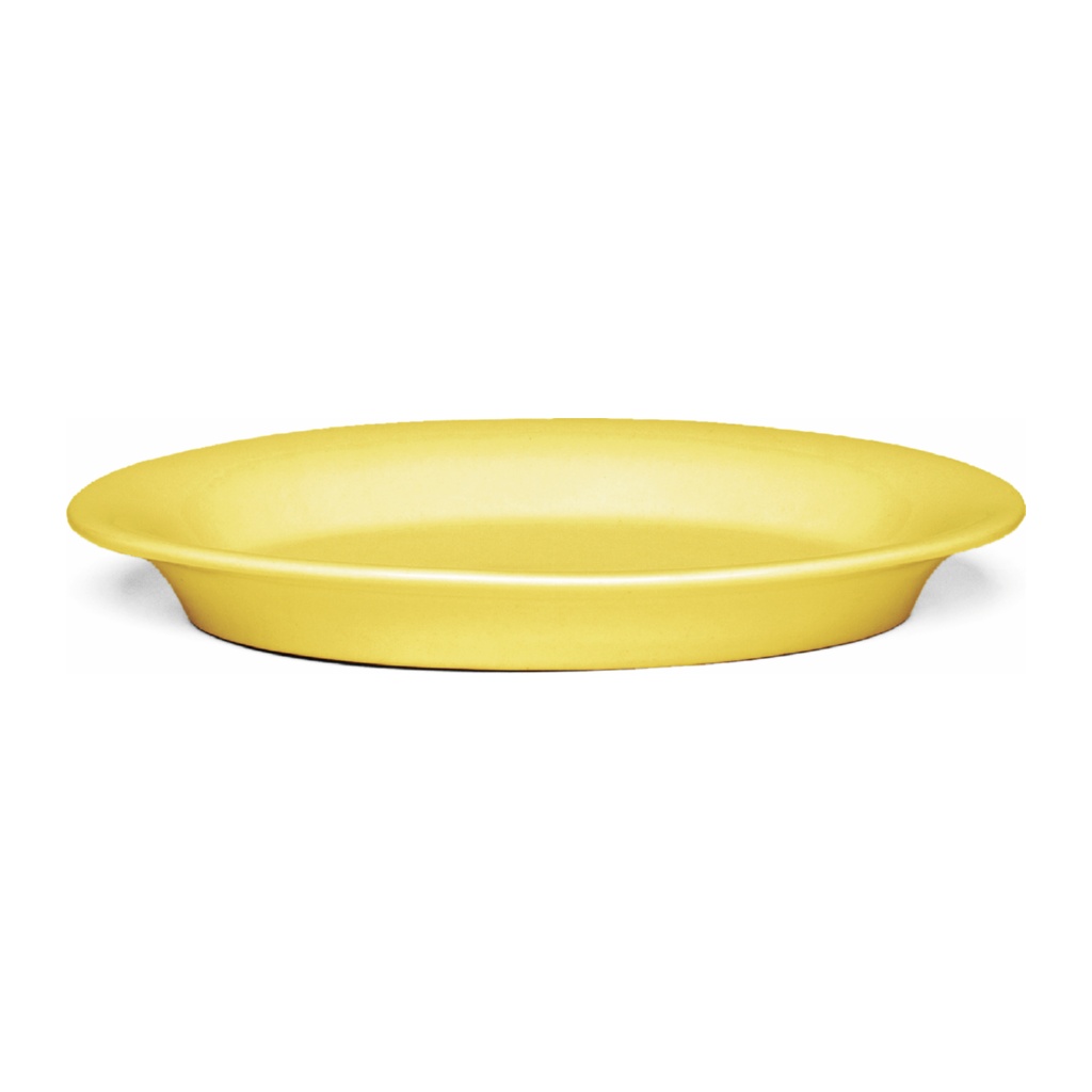 Ursula Oval Tallrik 18x13cm, Gul