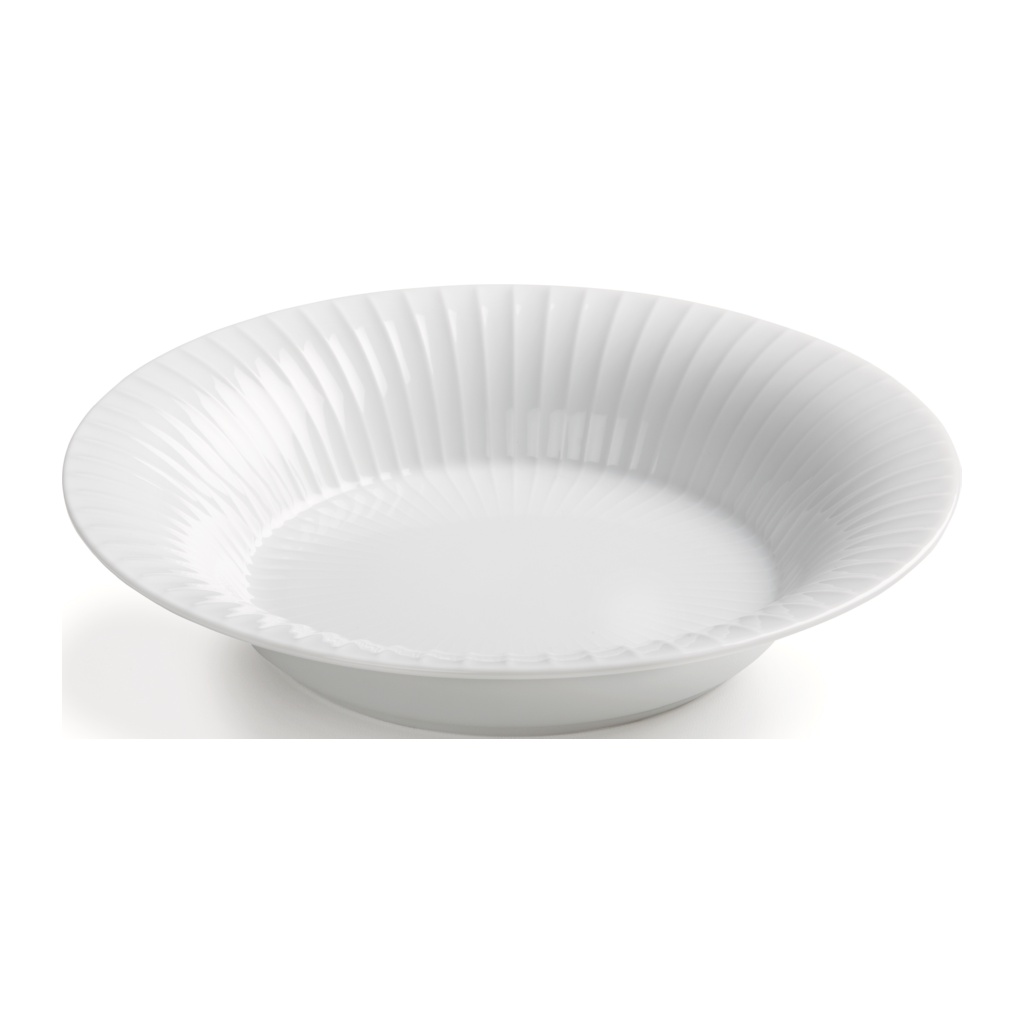 Hammershøi Djup Tallrik 21cm, Vit