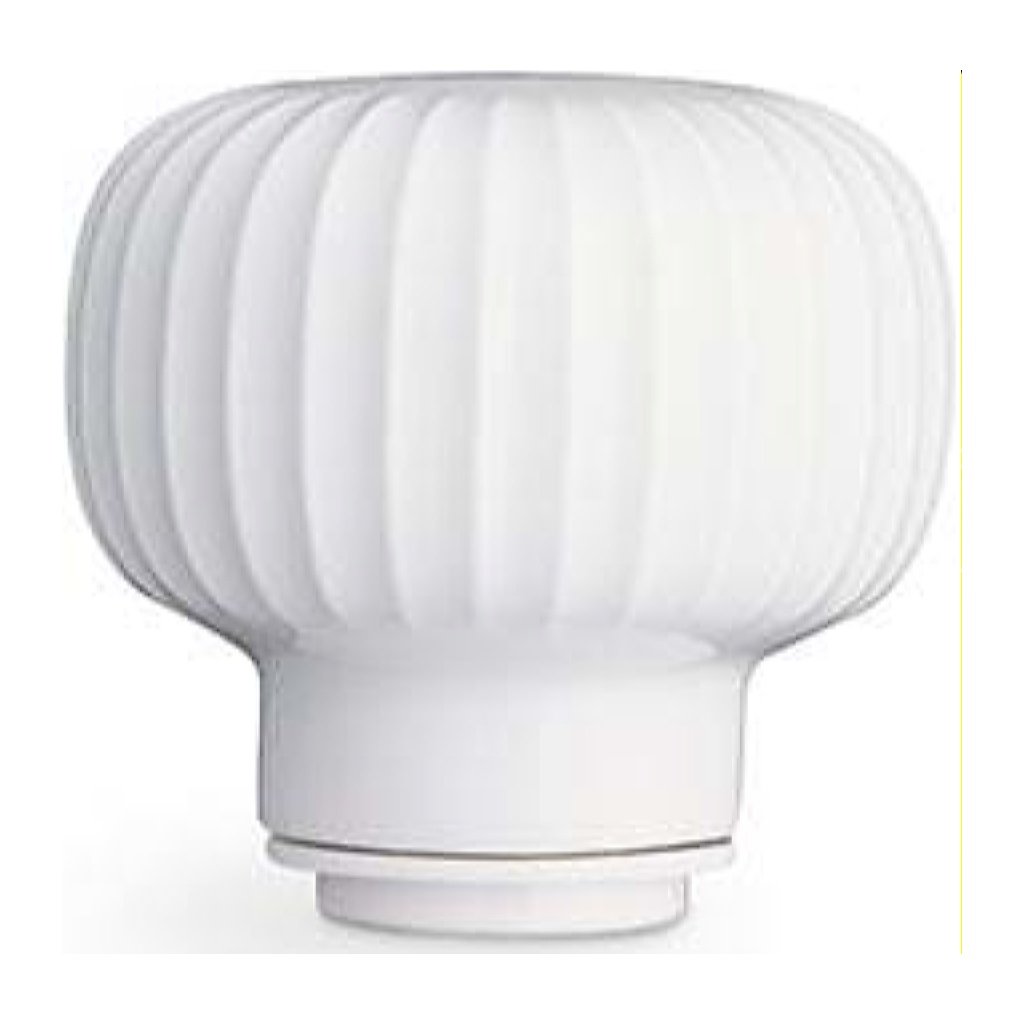 Hammershøi Kvarnknopp H6cm, Vit