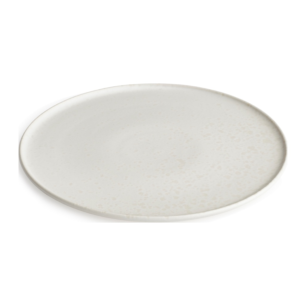 Ombria Tallrik Ø22cm, Marmorvit