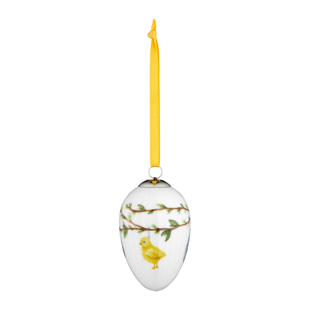 Hammershøi Easter Påskhänge 8cm, Vit/Dekor