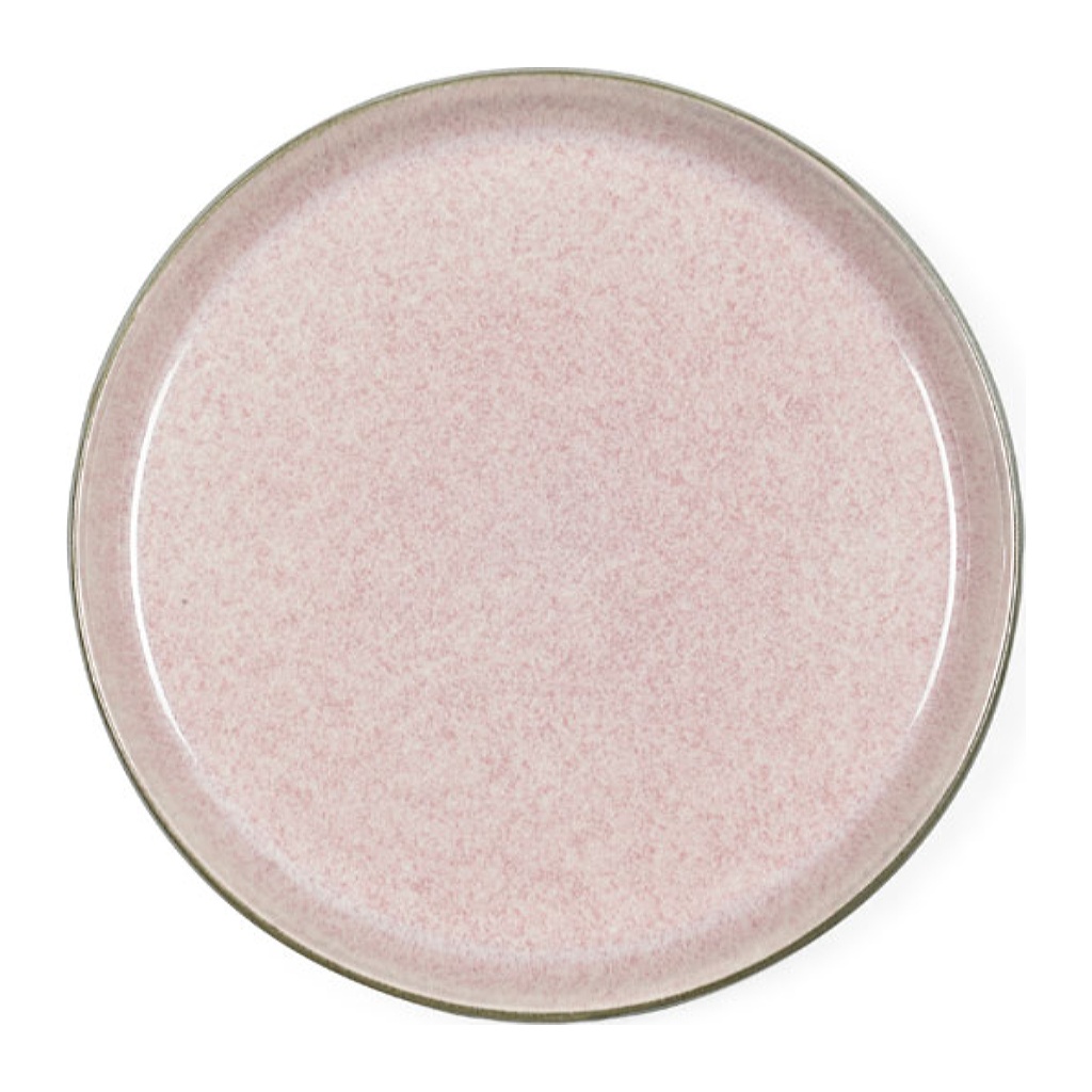 Gastro Tallrik 21cm, Grå/Rosa
