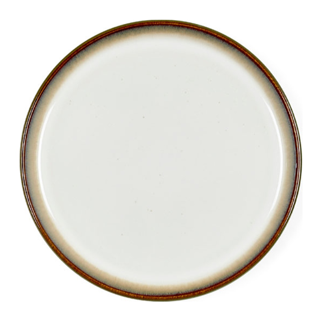 Gastro Tallrik 21cm, Grå/Gräddvit