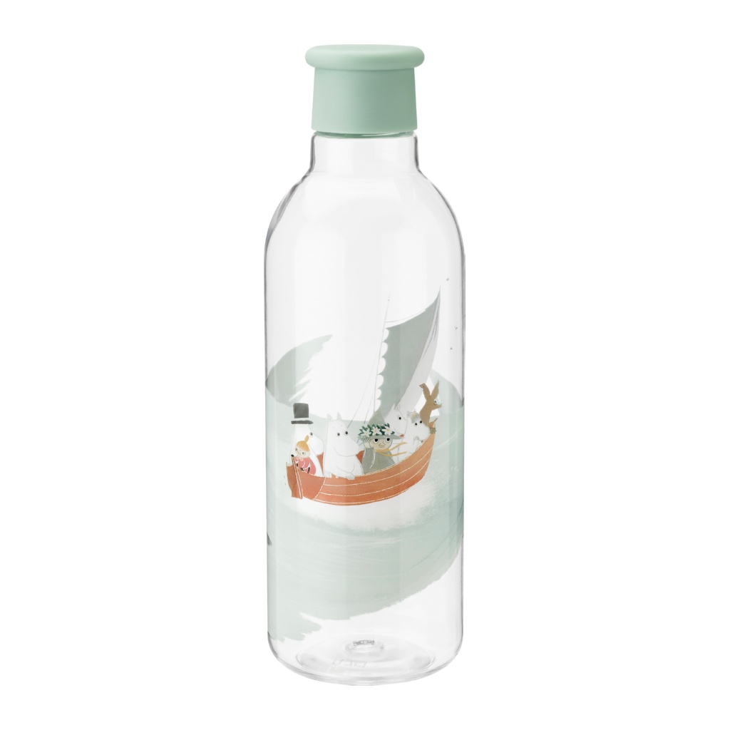Mumin Drink-It Vattenflaska 75cl, Dusty Green