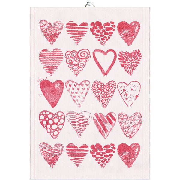 Hearts 35x50cm Handduk