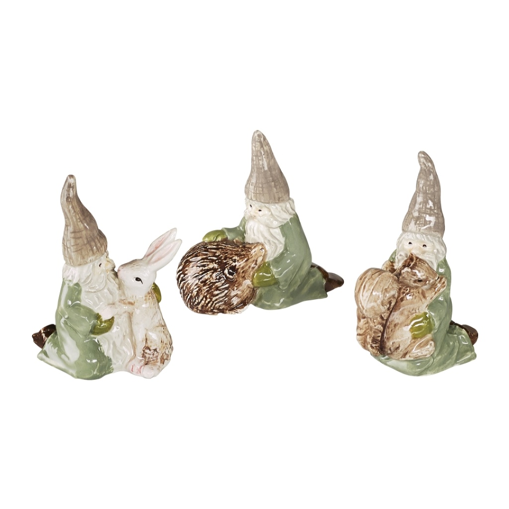 Skogstomten Minisar med Djur 5cm 3-pack
