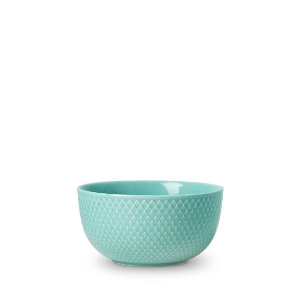 Rhombe Skål 13cm, Aqua