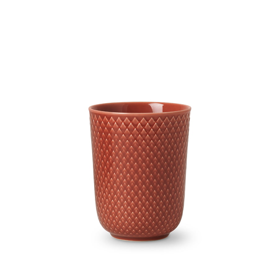 Rhombe Color Mugg 33cl, Terracotta