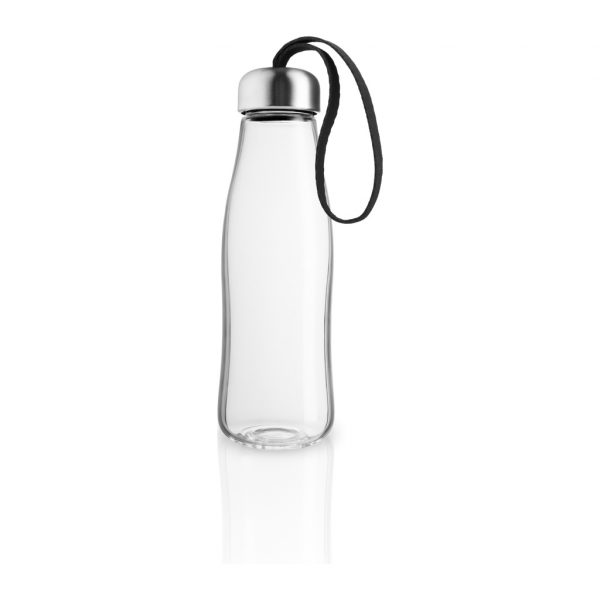 Dricksflaska Glas 50cl, Black