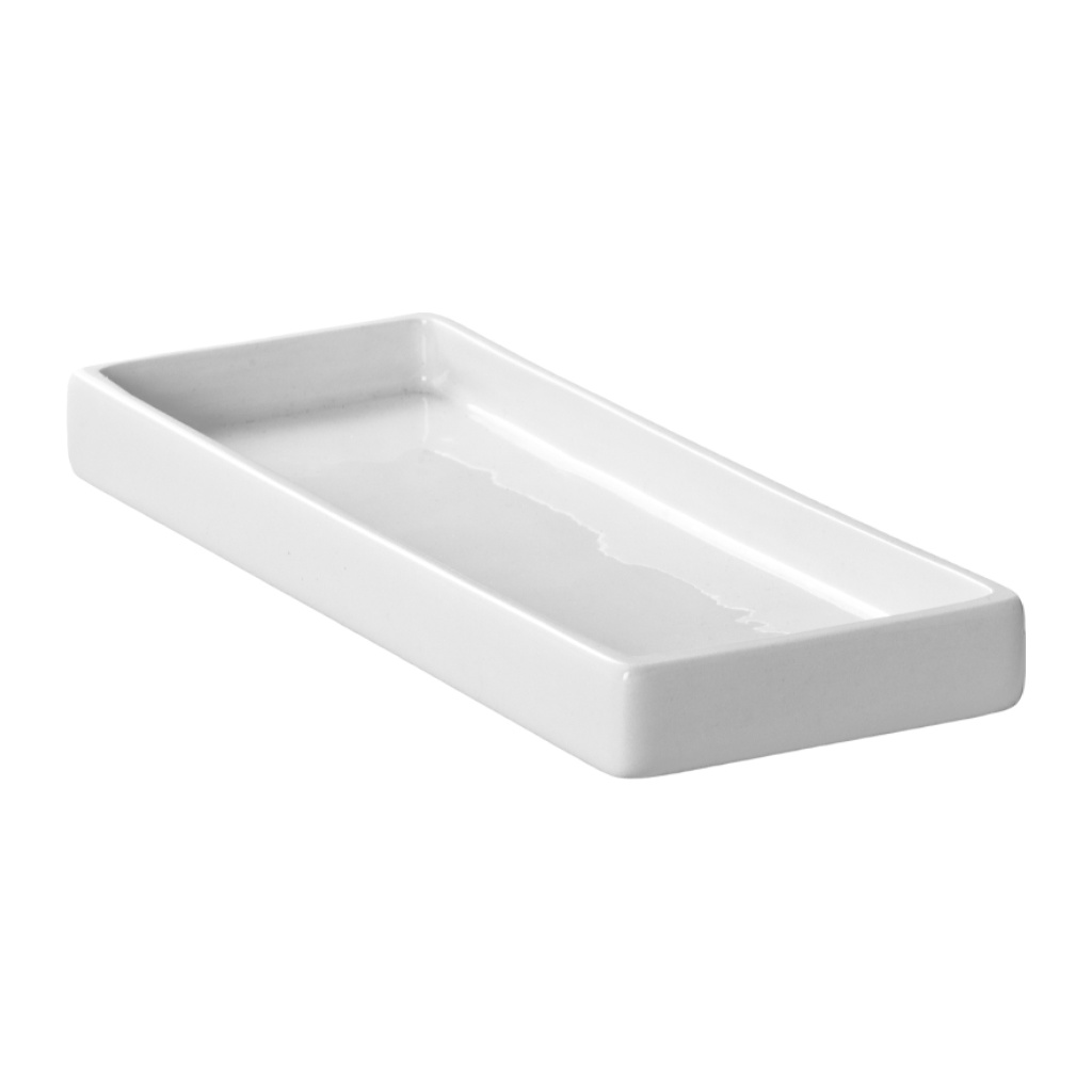 Kub Trefat 20x8cm, Vit - Bild 2