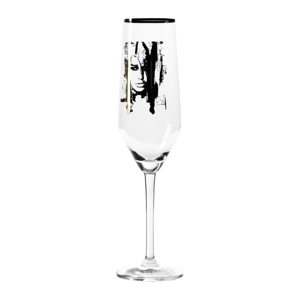 Carolina Gynning Champagneglas, Wild Women Gold