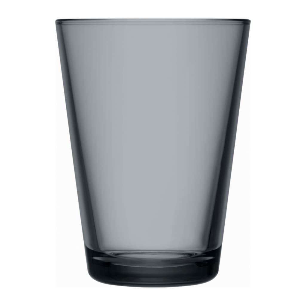 Kartio Glas 40cl 2-pack, Mörkgrå