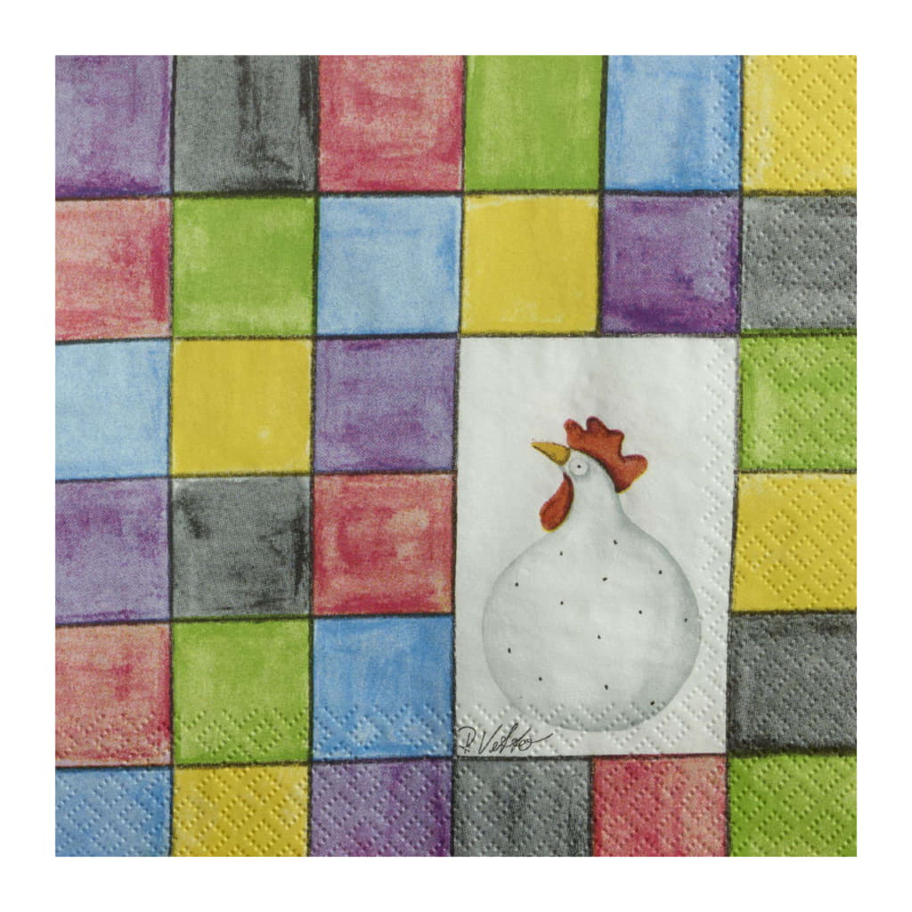 Höna Servetter 33x33cm