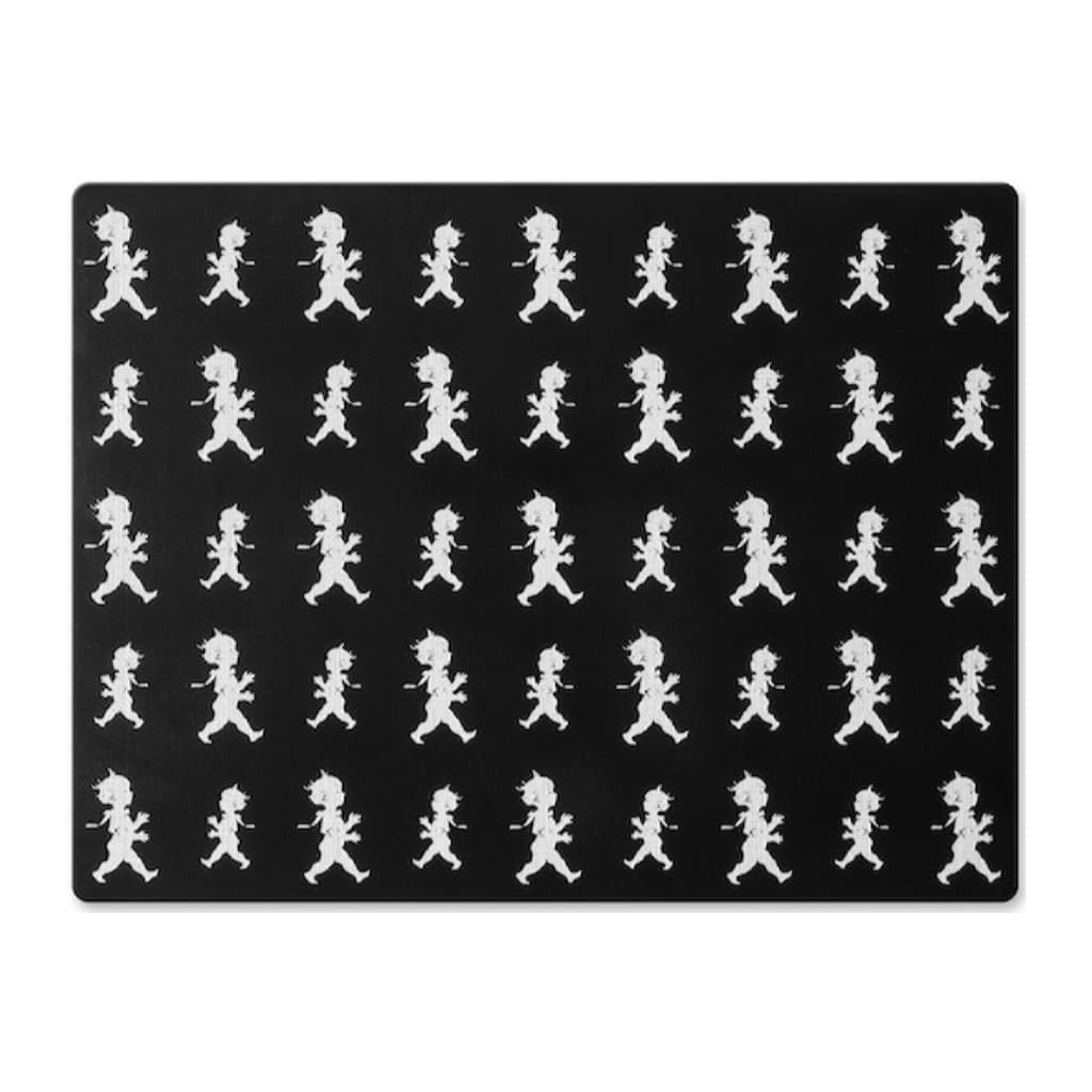 Bordstablett 40x30cm 4-pack, Svart