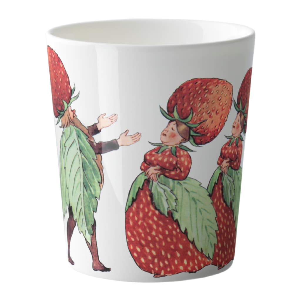 Elsa Beskow Mugg 28cl, Jordgubbsfamiljen