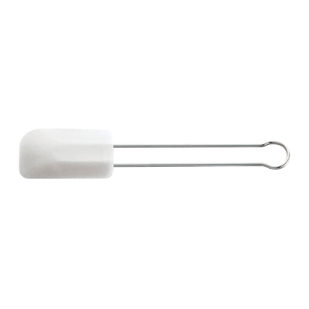 Spatel/Slickepott 26cm, Stål/Vit/Silikon