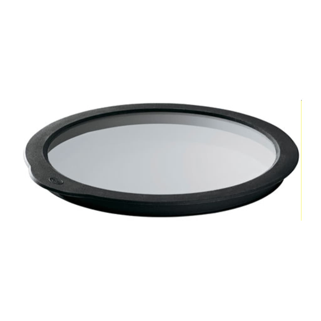 Glaslock 12cm, Klar/Svart