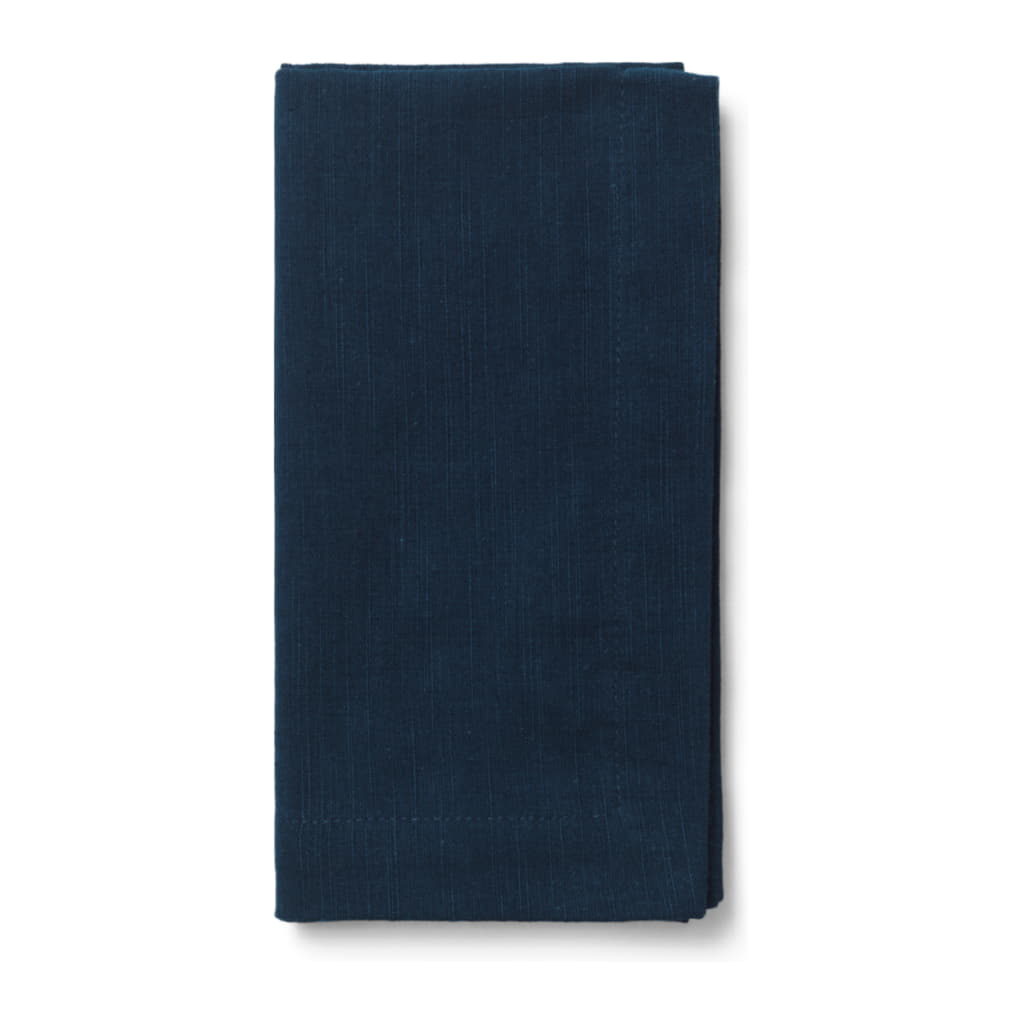 Basic Tygservett 45x45cm 4-pack, Mörkblå